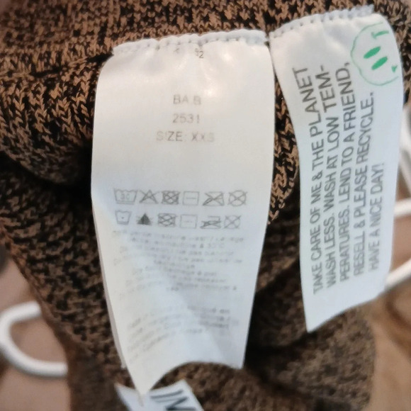 GANNI Mélange Ribbed-Knit Shorts size XXS - Picture 5 of 9